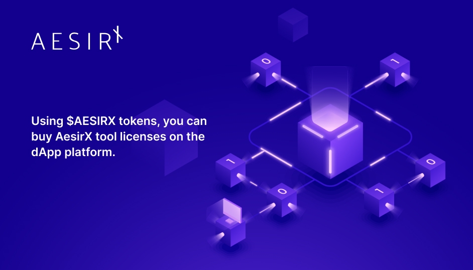 using aesirx tokens you can buy aesirx tool licenses on the dapp platform