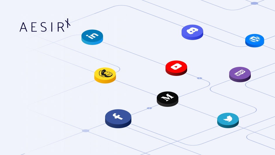 how aesirx dapps social media automation helps users
