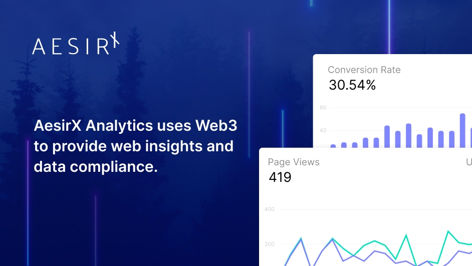 aesirx analytics uses web3 to provide web insights and data compliance