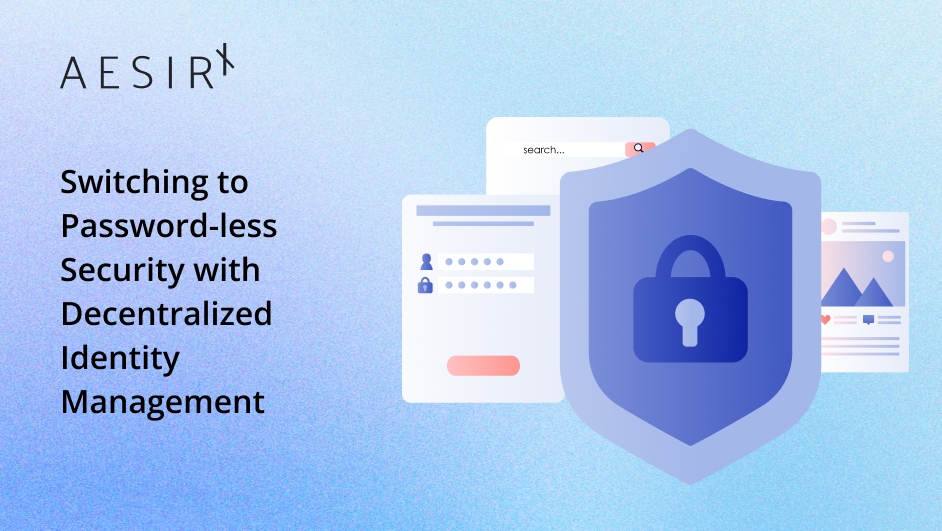 og switching to password less security with decentralized identity management 1