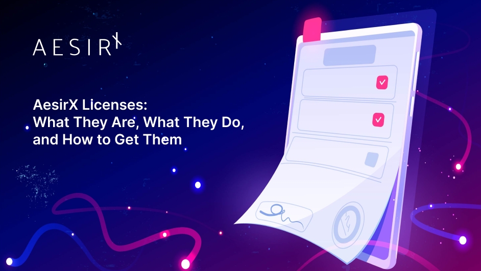 og aesirx licenses what they are what they do and how to get them