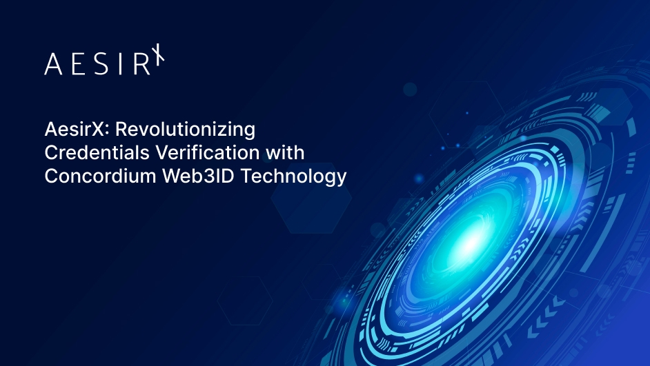 og aesirx with concordium web3id credentials verification